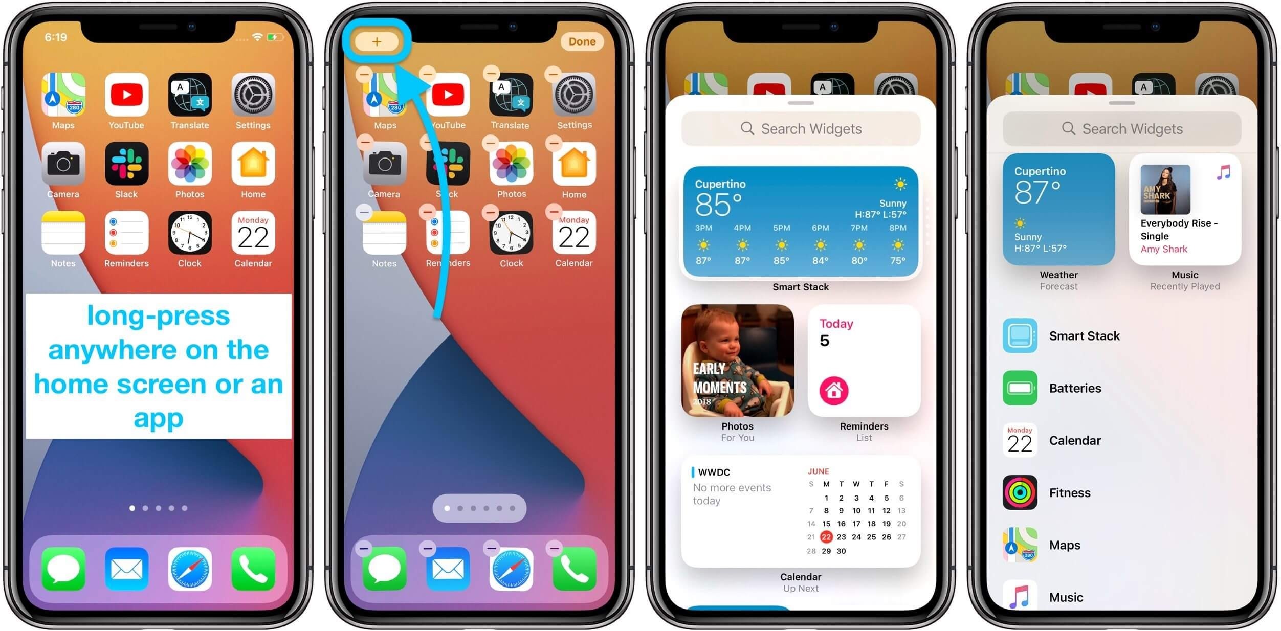 iOS 14: Home Screen Widgets, App Library, App Clips, CarPlay
