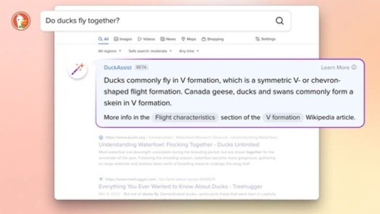 Duckduckgo lancon kërkimin në internet me chatgpt