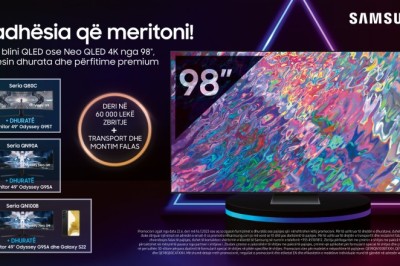 Samsung Neo QLED 98”: Përvoja kinematografike në komoditetin e shtëpisë tuaj